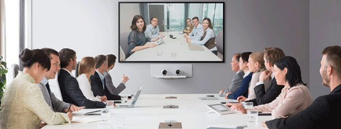 Video Conference là loại hội nghị trực tuyến mà các thành viên có thể nói chuyện và nhìn thấy nhau qua màn hình